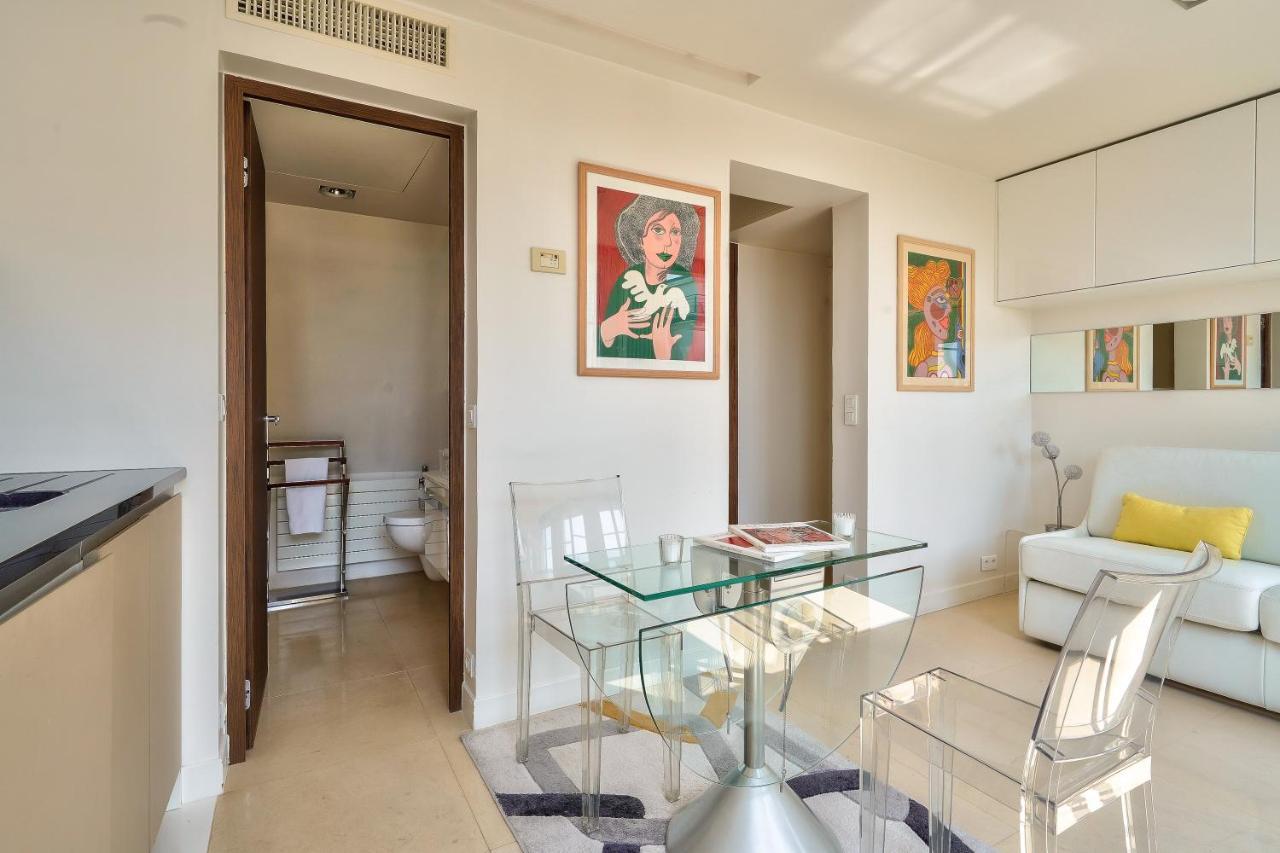 Designed Studio With Ac-Terrasse Vue Tour Eiffel Paris Exterior photo